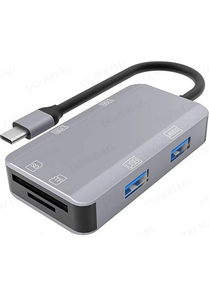 ZR785 6 In 1 NK-3049H Usb-C Multi-Function Çevirici