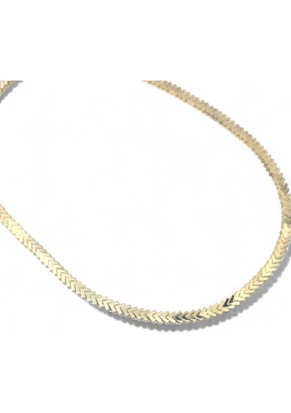 925 Ayar Gümüş Balık Sırtı Kadın Kolye modelleri