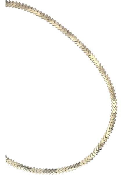 925 Ayar Gümüş Balık Sırtı Kadın Kolye fırsatları