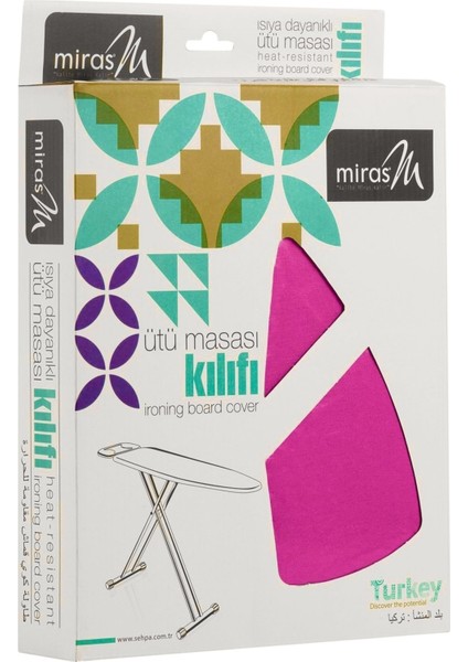 Kalın Keçeli Ütü Masası Bezi (Fuşya)