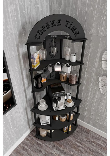 Ristretto Kahve Köşesi Raf Siyah fiyatları