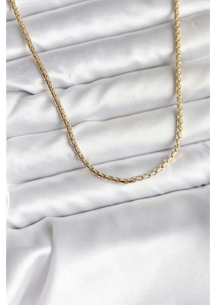 14K Renk Kaplama Zincir cm Kadın Kolye