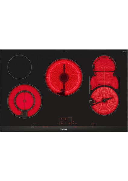 ET875LMV1D IQ500 Elektrikli Ocak 80 cm Siyah,