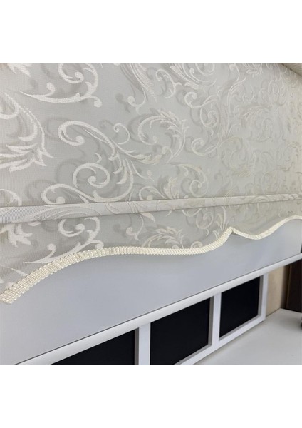 Çift Mekanizmalı Bej Tül Ekru Stor Perde STB-133