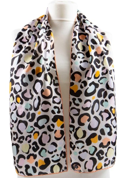 Leopar Desenli Ipek Fular modelleri