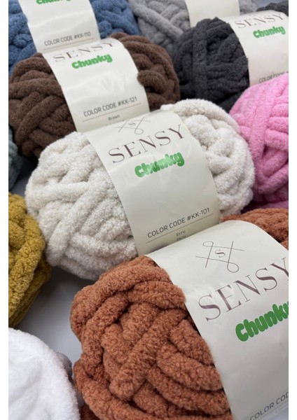 Chunky Parmak Örgü Ipi El Örgü Ipliği 200 gr Battaniye Ipi Şapka Atkı Ipi Parmak ile Örme Ipi Beyaz