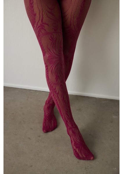 Açık Pembe Çift Renkli Duo Desenli 15 Denye Ince Külotlu Çorap modelleri