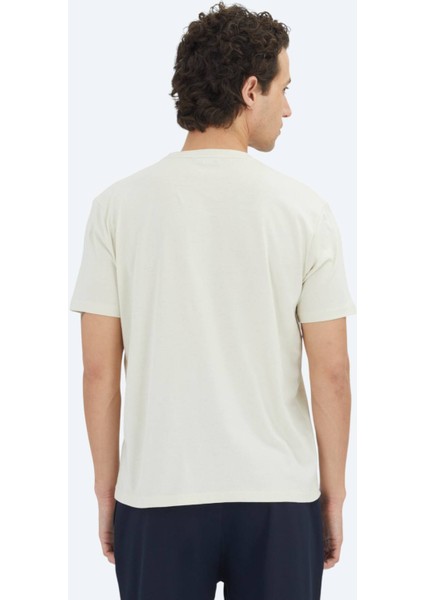 Taş Düz Bisiklet Yaka %100 Pamuk T-Shirt