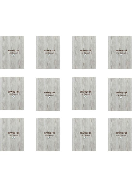 Dilman 1/50 Otokopili Sipariş Fişi 2 Nüsha Ürün Kodu: 4213 - 12 Adet