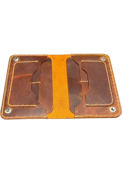 Linda V2 El Yapımı Hakiki Gerçek Deri Pasaport Kılıfı Cüzdan Kartlık Kadın Erkek fiyatları