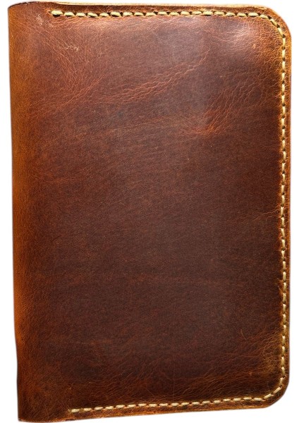 Linda V2 El Yapımı Hakiki Gerçek Deri Pasaport Kılıfı Cüzdan Kartlık Kadın Erkek modelleri