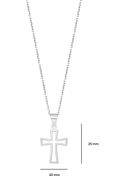 Gümüş Amorf Haç Kolye fiyatları