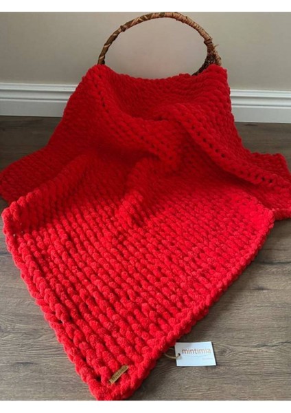 Bebek Battaniyesi Kışlık-Kalın Kırmızı 100*100 fiyatları