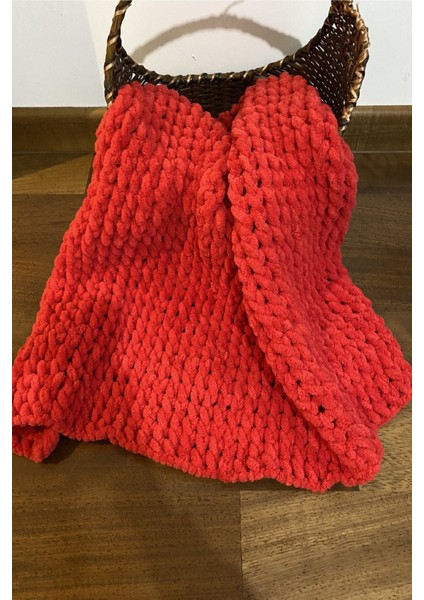 Bebek Battaniyesi Kışlık-Kalın Kırmızı 100*100 indirimleri