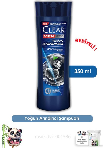 Men Yoğun Arındırıcı Kepeğe Karşı Şampuan 350 ml ve Rosıe