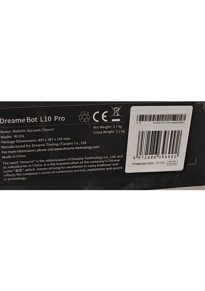 L10 Pro Robot Süpürge L10PRO1001-1 ( Teşhir Ürün )