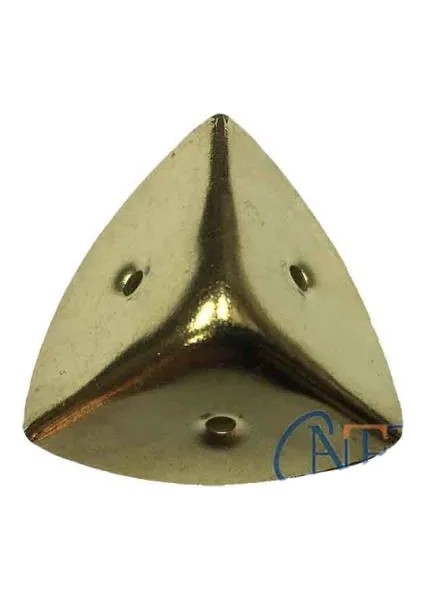 Dekoratif, Kutu, Sandık Köşesi - 45X28 Mm, Büyük, Sarı, 100 Adet