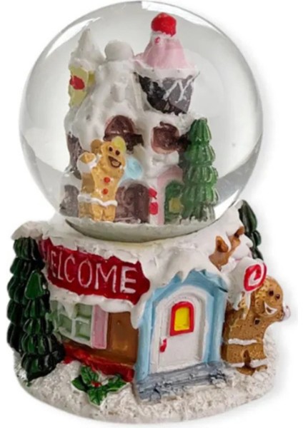 Pinky Bee Noel Kar Küresi Işıkları Yılbaşı Kar Küresi 8 cm 1756 fiyatları
