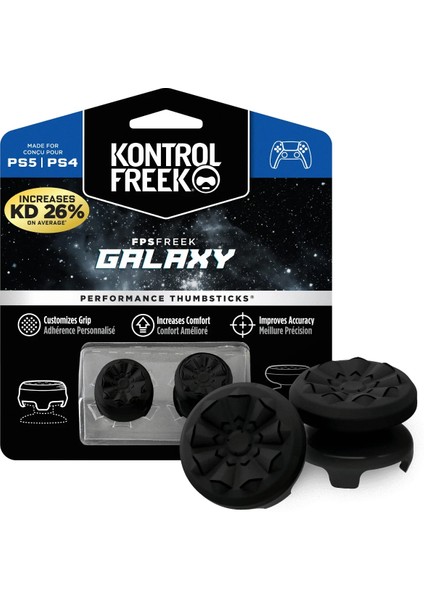 Kontrolfreek Fps Freek Galaxy Performance Thumbsticks – Ps5 / Ps4 Uyumlu Analog Başlık – SIYAH-CL45