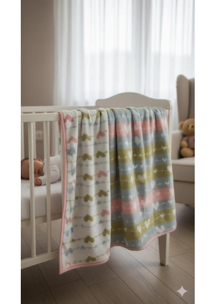 Bebek & Çocuk Battaniye Çift Taraflı Battaniye Kalın Battaniye Bebek Kışlık Battaniye 100X120 cm