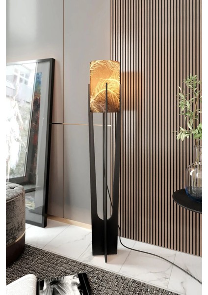 Minimalist Siyah Lambader Areka