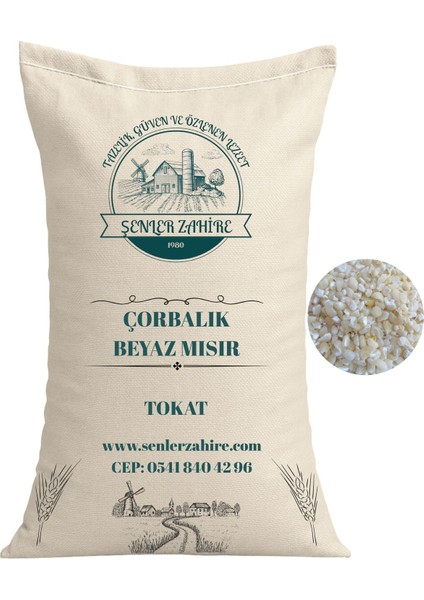 Çorbalık Beyaz Mısır - Katkısız & Lezzetli