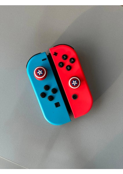 N Switch 1, 2 ve Lite Uyumlu Analog Koruyucu Silikon Joystick Başlık Seti - CLSW-3250