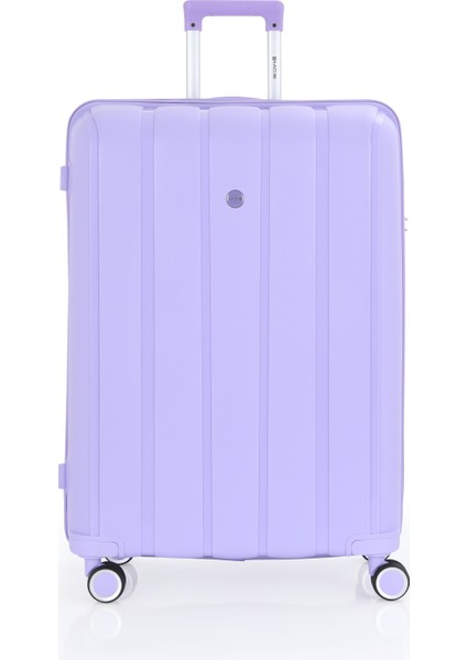 Polipropilen 3'lü Valiz Seti Büyük & Kabin & Makyaj V305