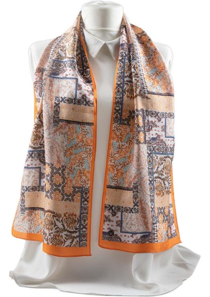 I65 %100 Ipek Etnik Desenli Kadın Fular indirimleri