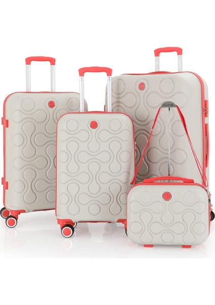 Polipropilen 4'lü Valiz Seti V376