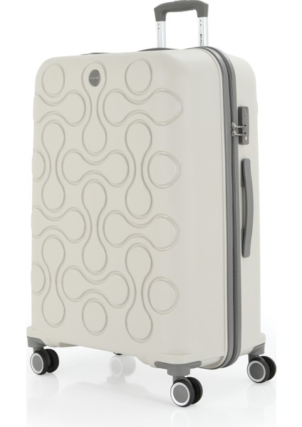 Polipropilen 3'lü Valiz Seti Büyük & Kabin & Makyaj V376