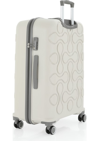 Polipropilen 3'lü Valiz Seti Büyük & Kabin & Makyaj V376