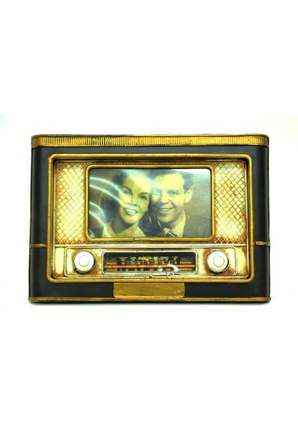 Dekoratif Metal Çerçeve Radyo ( 25 Is )