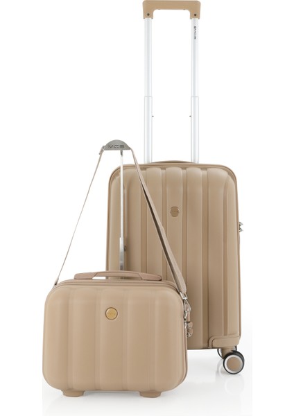 Polipropilen 2'li Valiz Seti Kabin & Makyaj V305