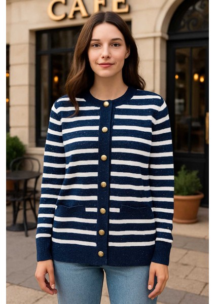 Sim Detay Hırka 306 Lacivert modelleri