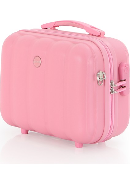 Polipropilen 3'lü Valiz Seti Büyük & Orta & Makyaj V305