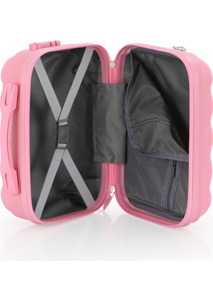 Polipropilen 3'lü Valiz Seti Büyük & Orta & Makyaj V305