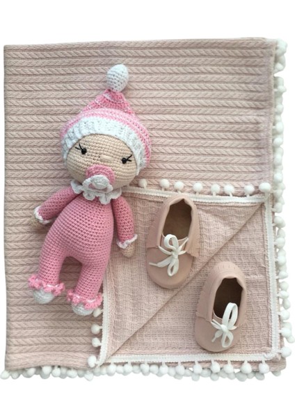 Hoşgeldin Bebek, Yenidoğan Kız Bebek, Dantelli Bady Bandana Triko Battniye, Hediye Seti indirimleri