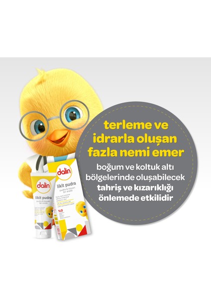 4'lü Set -X2 Adet Pişik Kremi 100 ml ve X2 Adet Likit Pudra 100 ml