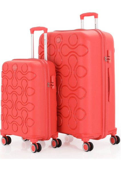 Polipropilen 2'li Valiz Seti Büyük & Kabin V376