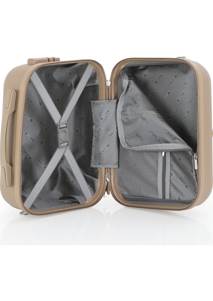 Polipropilen 3'lü Valiz Seti Büyük & Kabin & Makyaj V376