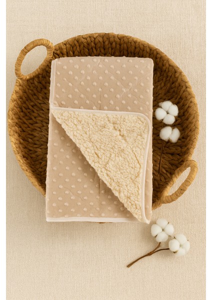 Bebek Battaniye Pamuklu Kalın 90X90 cm