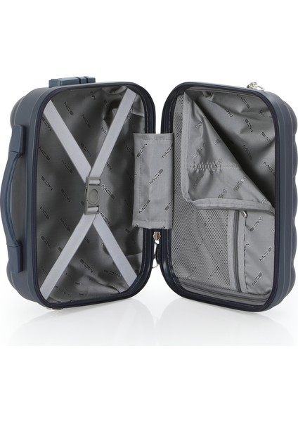 Polipropilen 3'lü Valiz Seti Büyük & Orta & Makyaj V305