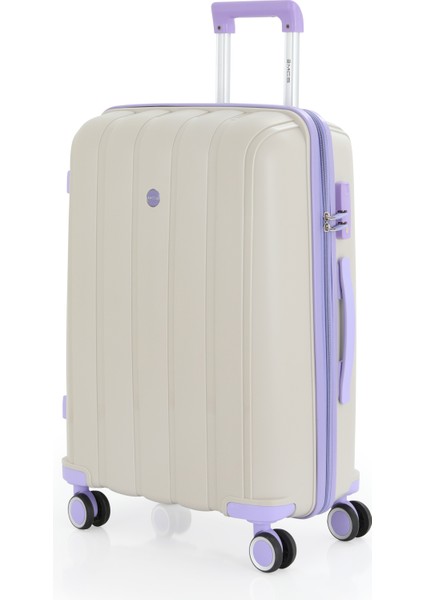 Polipropilen 3'lü Valiz Seti Orta & Kabin & Makyaj V305