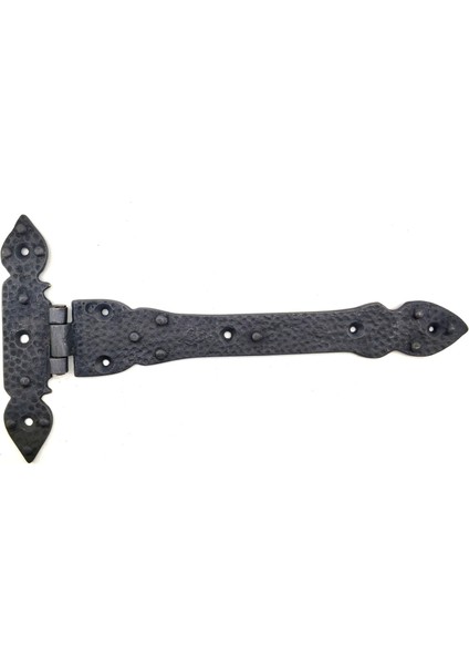 Antika Tarz Dekoratif Pirinç Kuyruklu Lale Menteşe - 147X193 Mm, Oksit