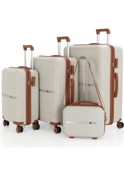 Polipropilen 4'lü Valiz Seti V366