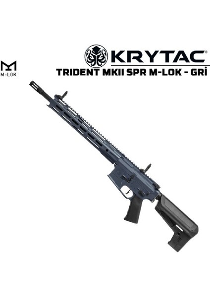Trident Mkıı Spr M-Lok Gri Aeg Airsoft Tüfek