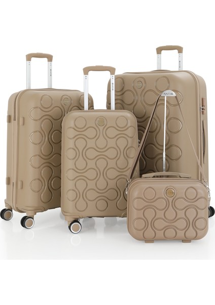 Polipropilen 4'lü Valiz Seti V376