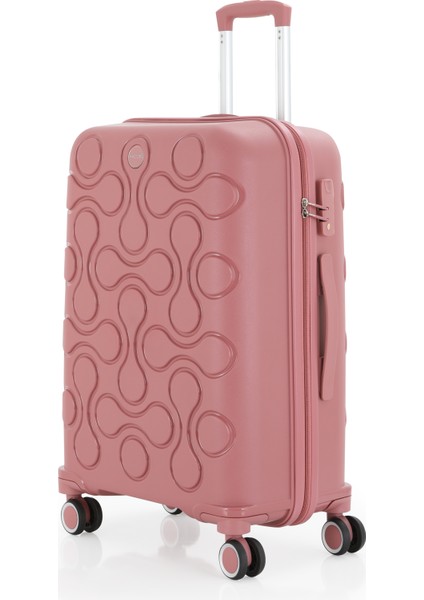 Polipropilen 3'lü Valiz Seti Büyük & Kabin & Makyaj V376