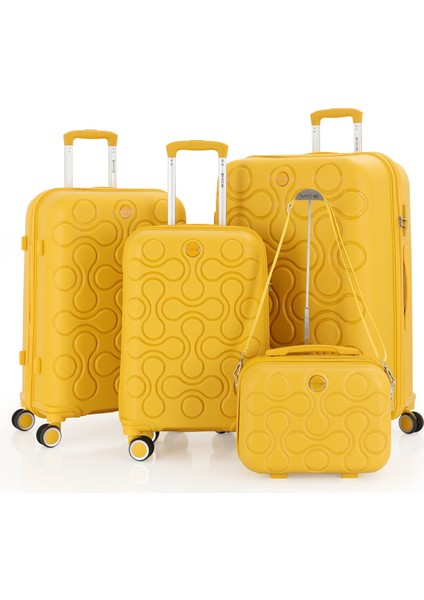 Polipropilen 4'lü Valiz Seti V376